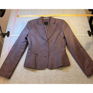 The Limited Blazer 2000's Long Sleeve Purple Academia Career Work Size 6 Vtg